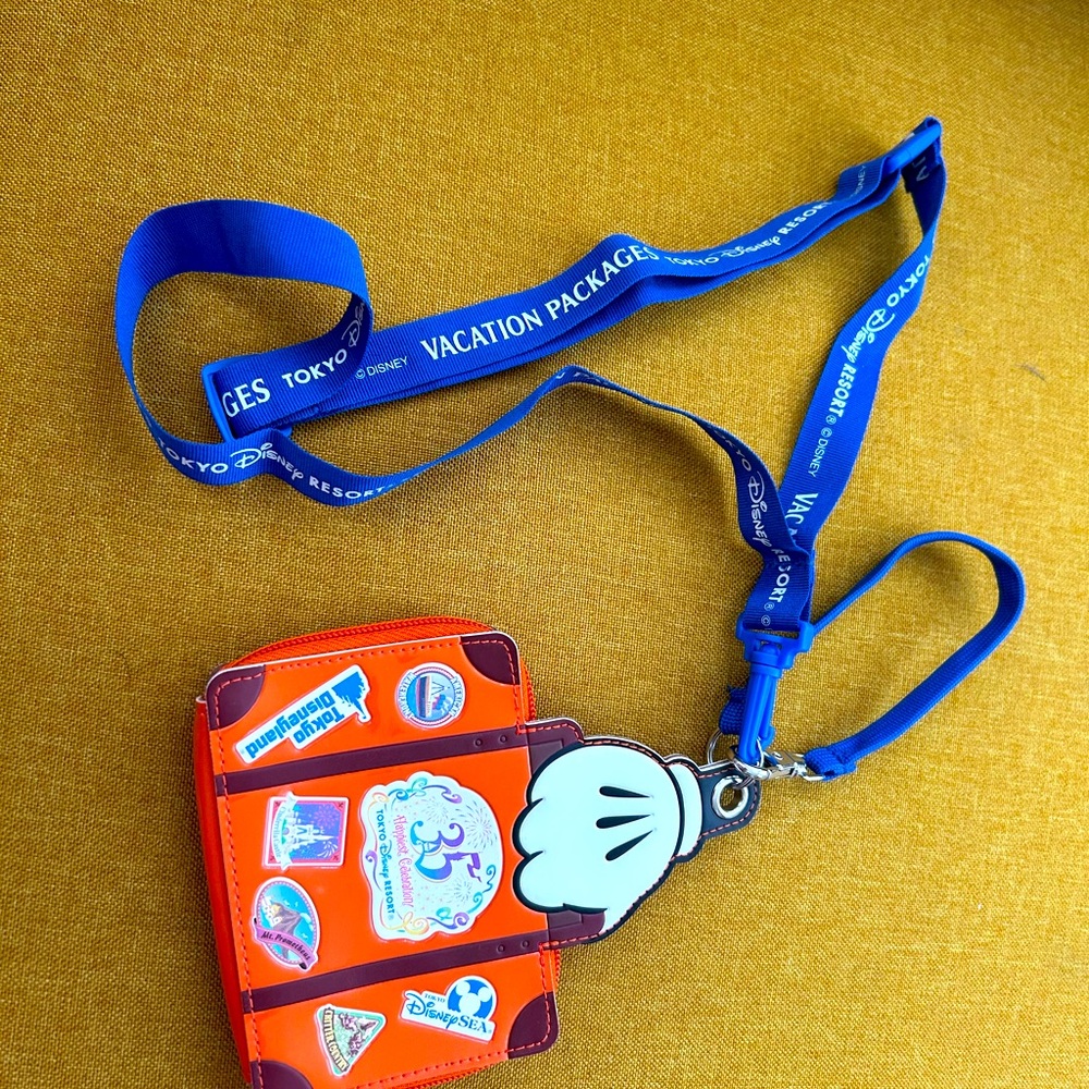 Tokyo Japan Disney resort pass holder/ wallet.